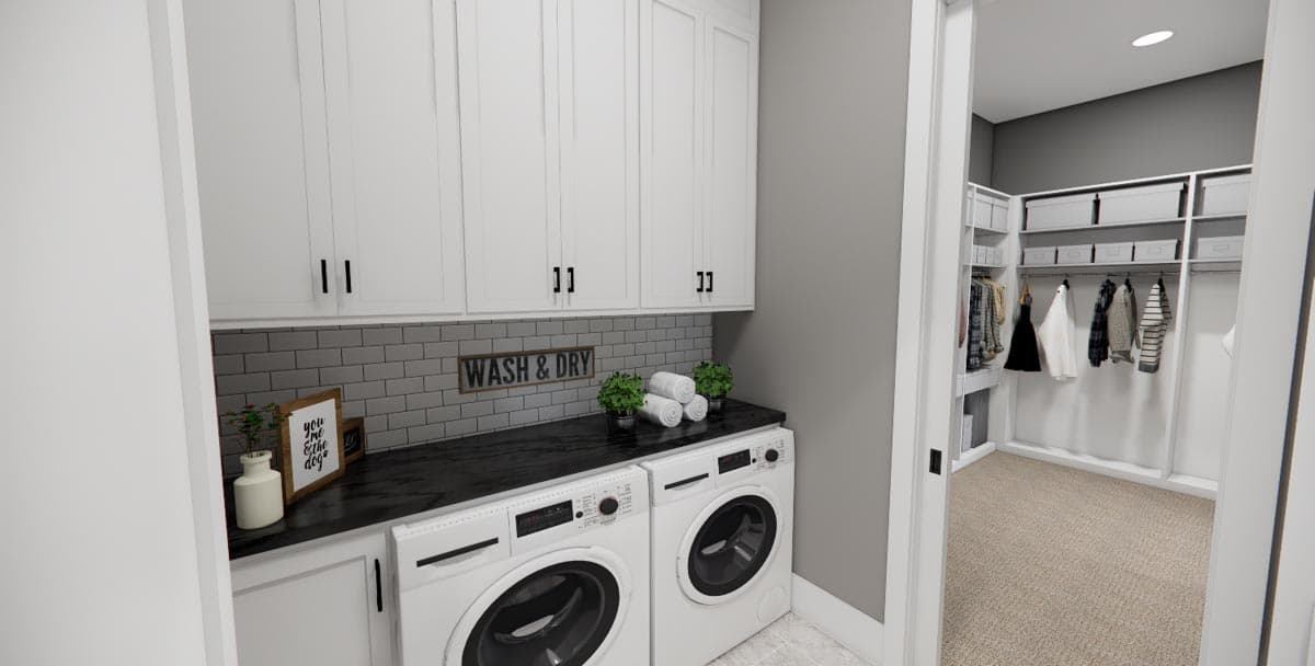 Plan 14675RK: 4-Bed New American House Plan with Exposed Rafter Tail Porch - Image #33 - Country, Farmhouse, Modern Farmhouse, New American, Northwest, Traditional