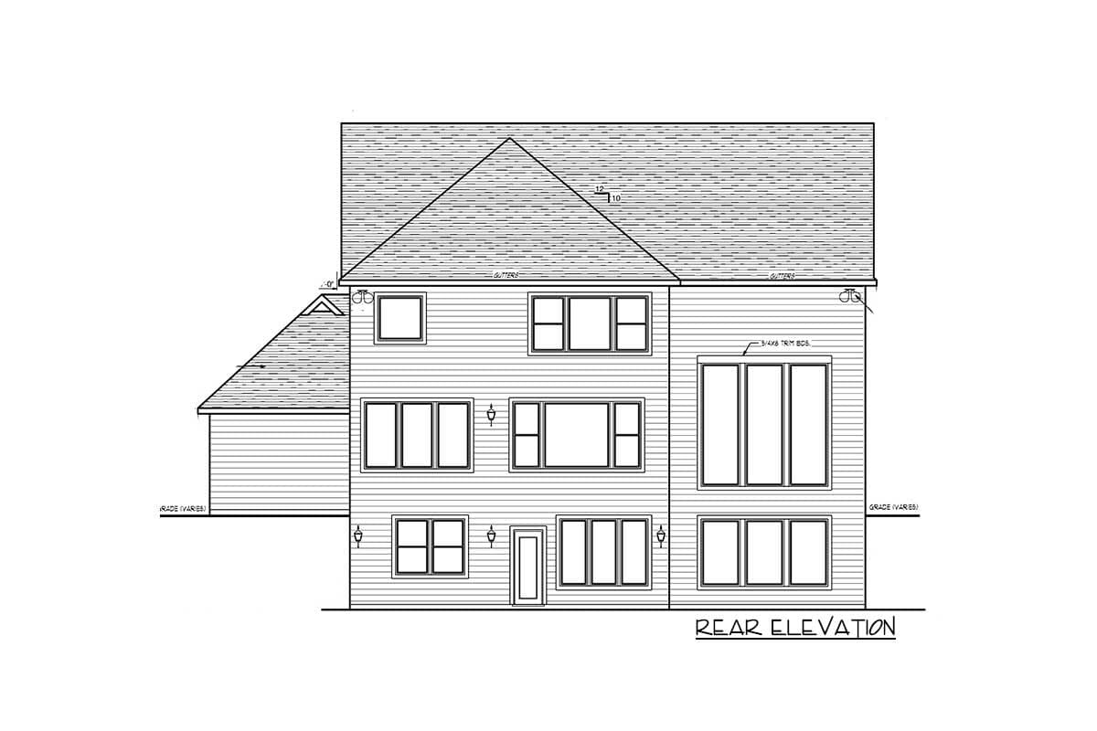 Plan 73394HS: Exclusive Two-Story 4-Bed-Plus House Plan - Image #50 - Craftsman, New American, Northwest