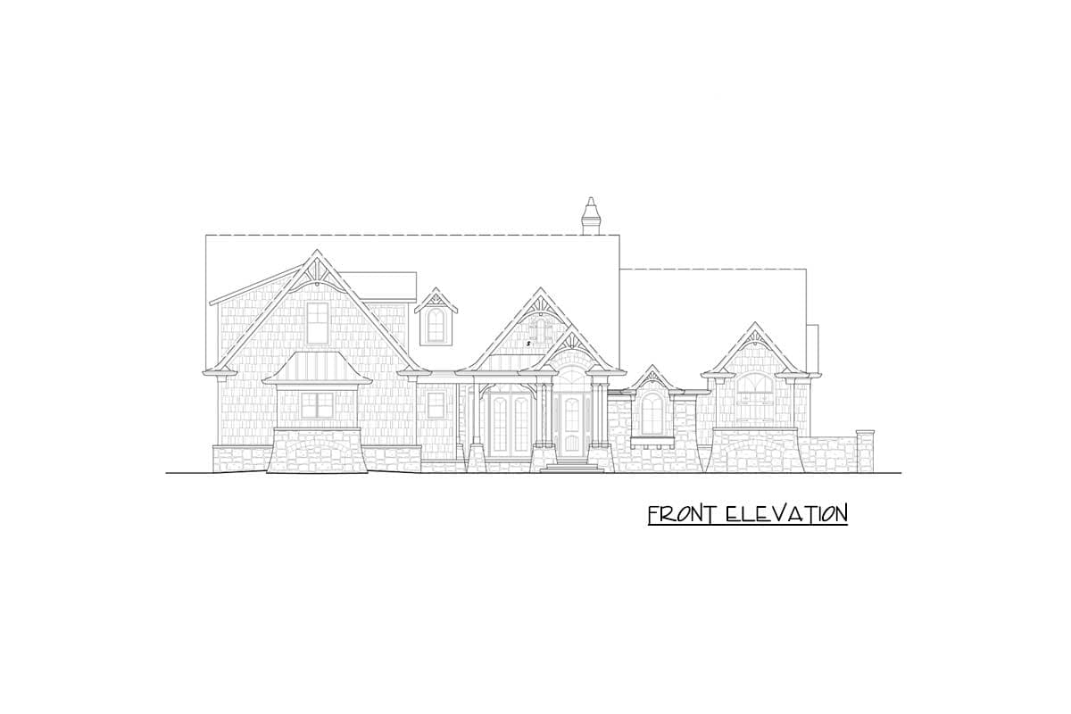 Plan 25657GE: Magnificent Master-On-Main House Plan with up to Five Bedrooms - Image #18 - Country, Craftsman, European, Mountain