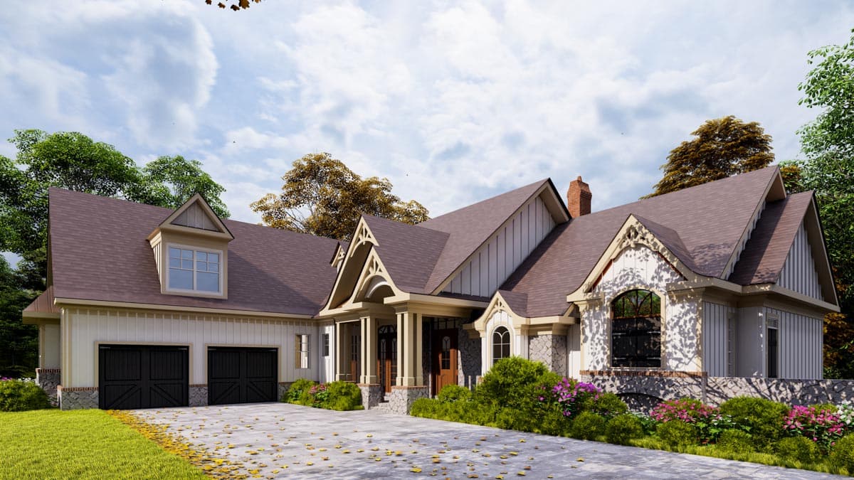 Plan 25657GE: Magnificent Master-On-Main House Plan with up to Five Bedrooms - Image #8 - Country, Craftsman, European, Mountain