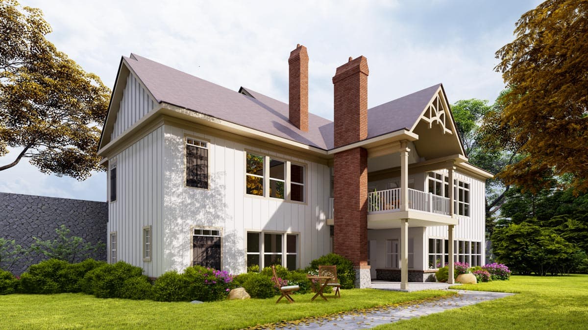 Plan 25657GE: Magnificent Master-On-Main House Plan with up to Five Bedrooms - Image #7 - Country, Craftsman, European, Mountain