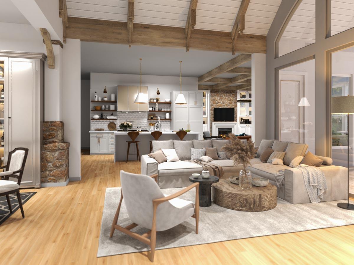 Plan 25657GE: Magnificent Master-On-Main House Plan with up to Five Bedrooms - Image #12 - Country, Craftsman, European, Mountain