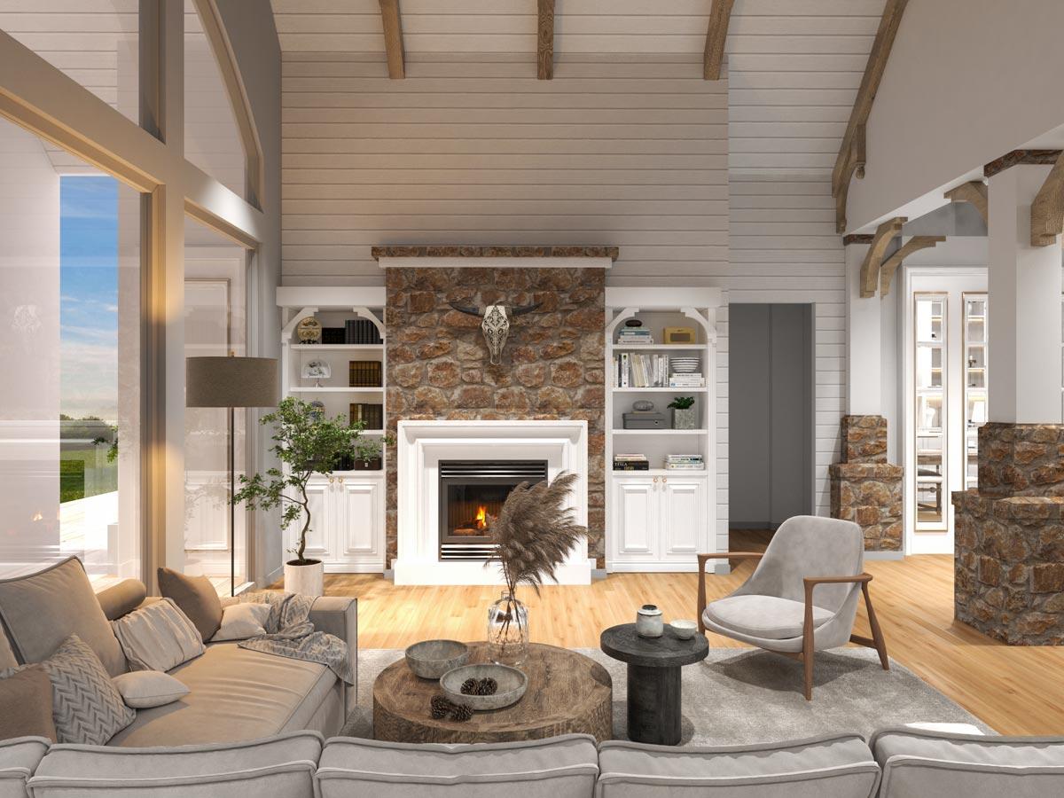 Plan 25657GE: Magnificent Master-On-Main House Plan with up to Five Bedrooms - Image #11 - Country, Craftsman, European, Mountain