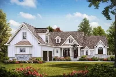 Magnificent Master-On-Main House Plan with up to Five Bedrooms