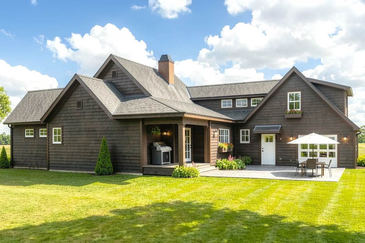 Plan 28931JJ: 3-Bed Modern Farmhouse with Bonus Room and Attached 2-Car Garage - Image #2 - Country, Farmhouse, Modern Farmhouse, New American, Ranch, Traditional