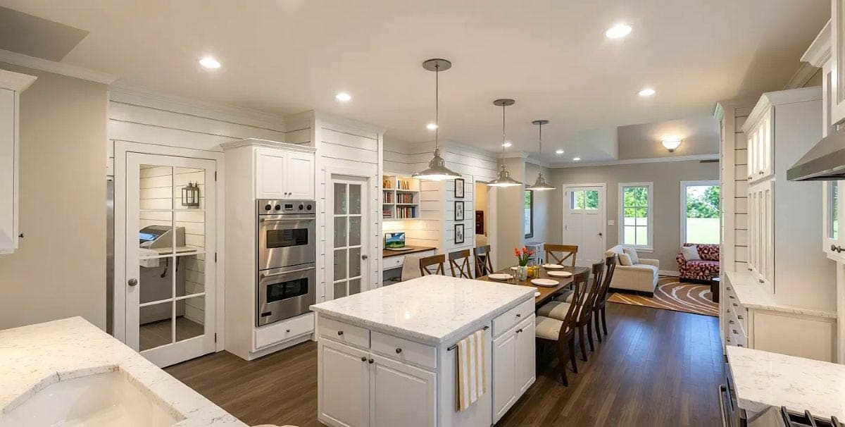 Plan 28931JJ: 3-Bed Modern Farmhouse with Bonus Room and Attached 2-Car Garage - Image #10 - Country, Farmhouse, Modern Farmhouse, New American, Ranch, Traditional