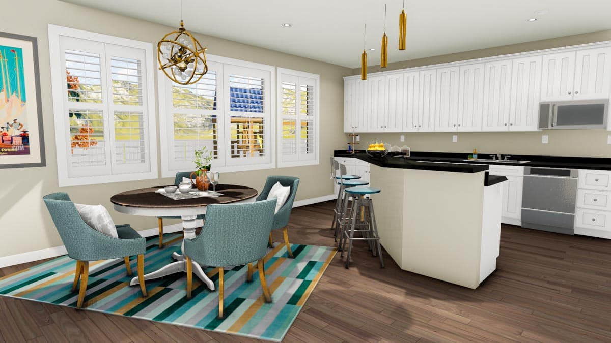 Plan 61309UT: 4-Bed Ranch Plan with First-Floor Master and Finished Lower Level - Image #9 - New American, Ranch, Traditional