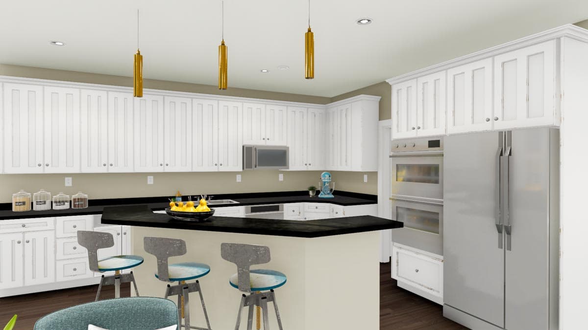 Plan 61309UT: 4-Bed Ranch Plan with First-Floor Master and Finished Lower Level - Image #10 - New American, Ranch, Traditional