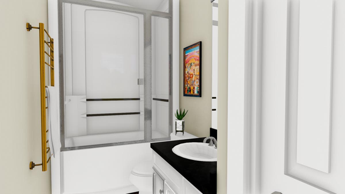 Plan 61309UT: 4-Bed Ranch Plan with First-Floor Master and Finished Lower Level - Image #13 - New American, Ranch, Traditional