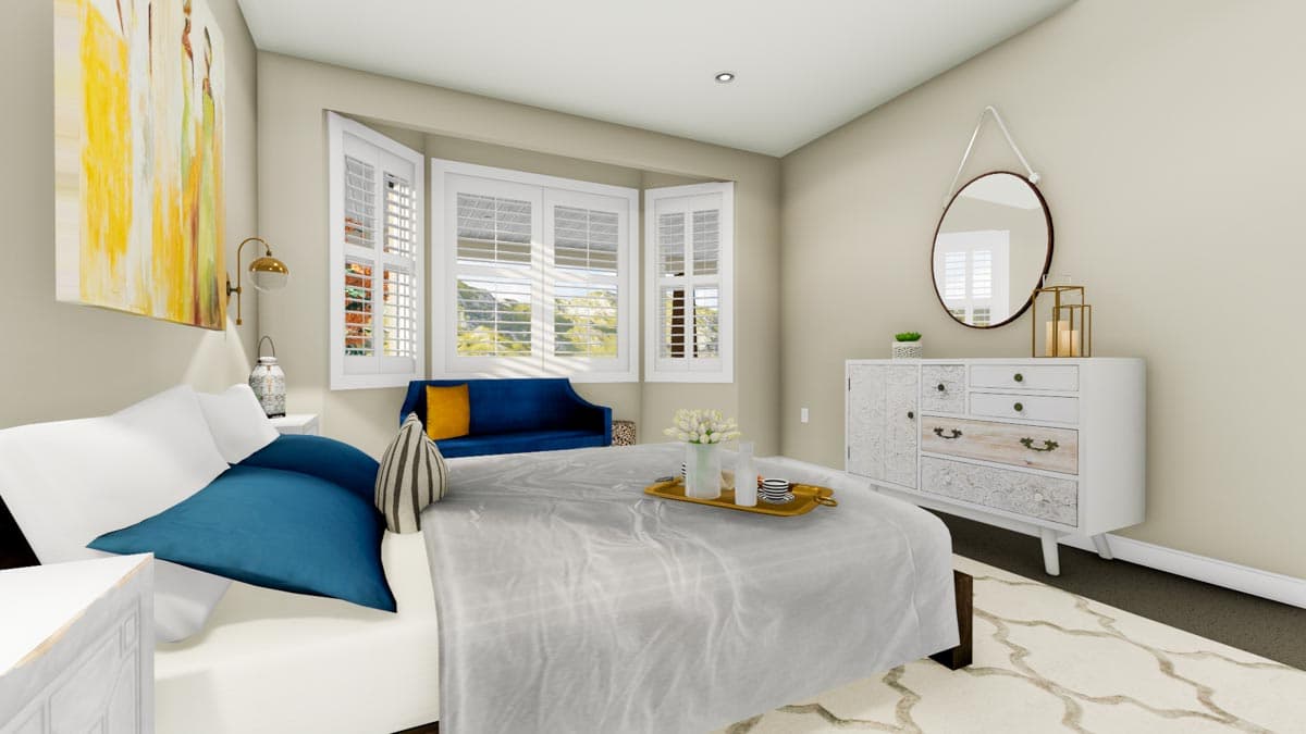 Plan 61309UT: 4-Bed Ranch Plan with First-Floor Master and Finished Lower Level - Image #15 - New American, Ranch, Traditional