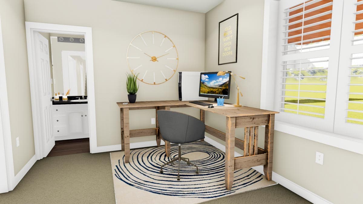 Plan 61309UT: 4-Bed Ranch Plan with First-Floor Master and Finished Lower Level - Image #20 - New American, Ranch, Traditional