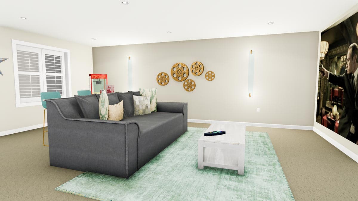 Plan 61309UT: 4-Bed Ranch Plan with First-Floor Master and Finished Lower Level - Image #22 - New American, Ranch, Traditional