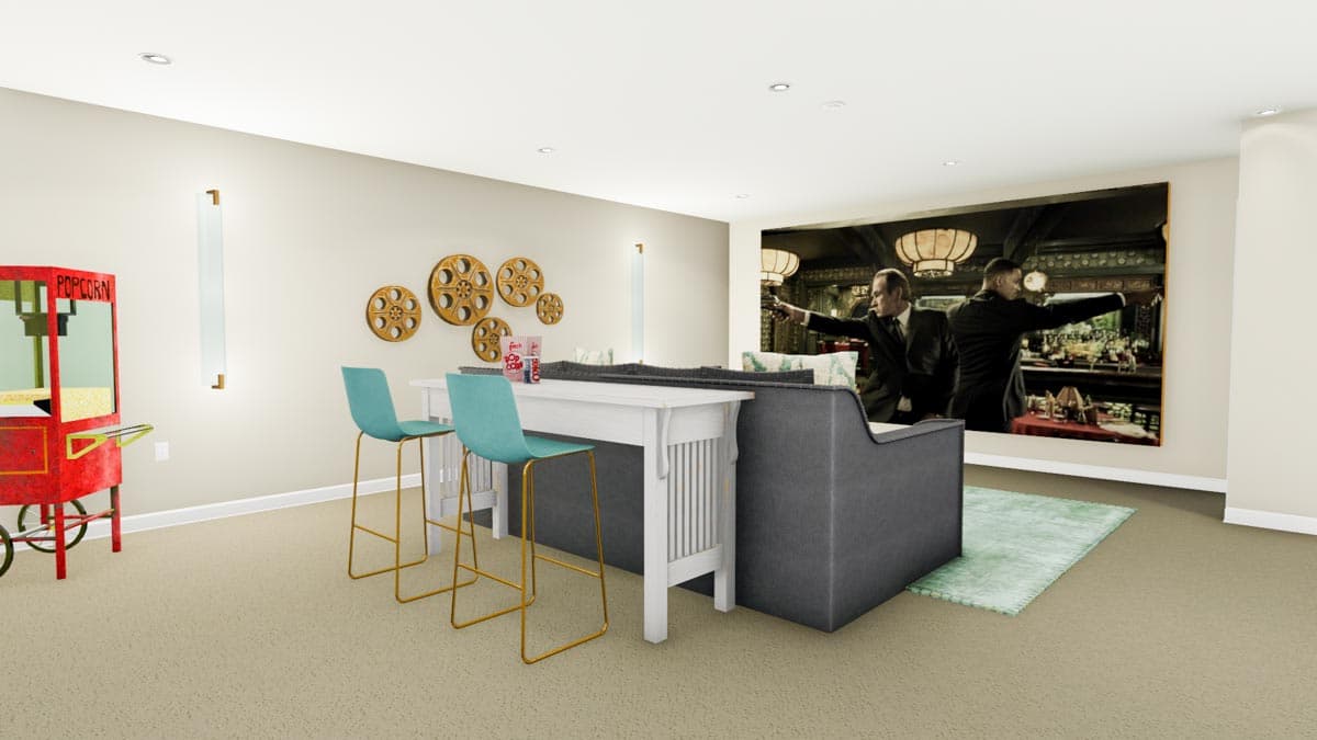 Plan 61309UT: 4-Bed Ranch Plan with First-Floor Master and Finished Lower Level - Image #23 - New American, Ranch, Traditional