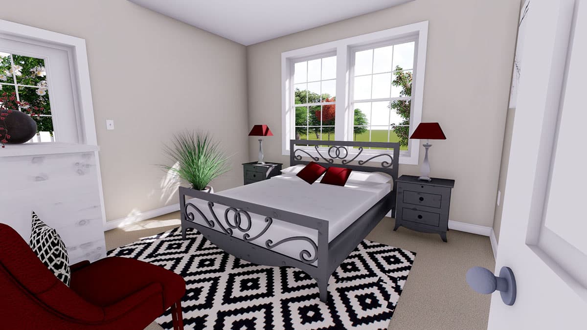 Plan 61311UT: 3-Bed Ranch House Plan with Lower-Level Unit  - Image #11 - Ranch, Traditional