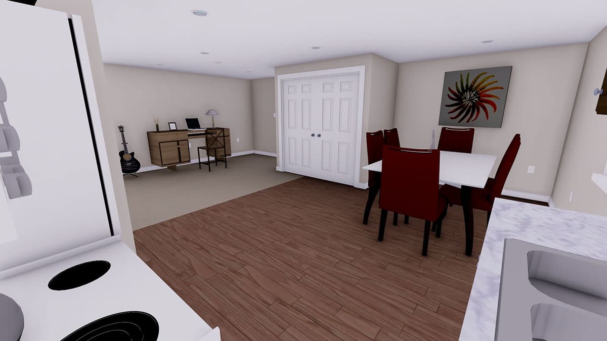 Plan 61311UT: 3-Bed Ranch House Plan with Lower-Level Unit  - Image #20 - Ranch, Traditional