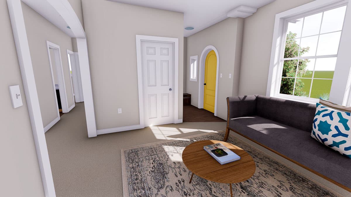 Plan 61311UT: 3-Bed Ranch House Plan with Lower-Level Unit  - Image #7 - Ranch, Traditional