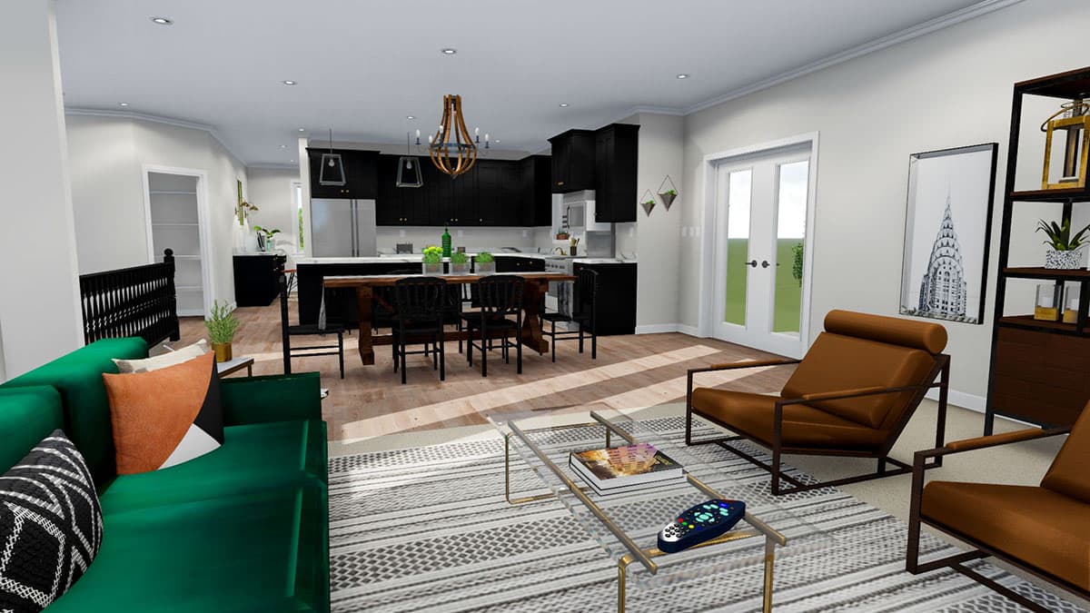 Plan 61313UT: Multi-Generational House Plan with 2 Beds on Main and 4 Beds Below - Image #15 - Craftsman, Northwest