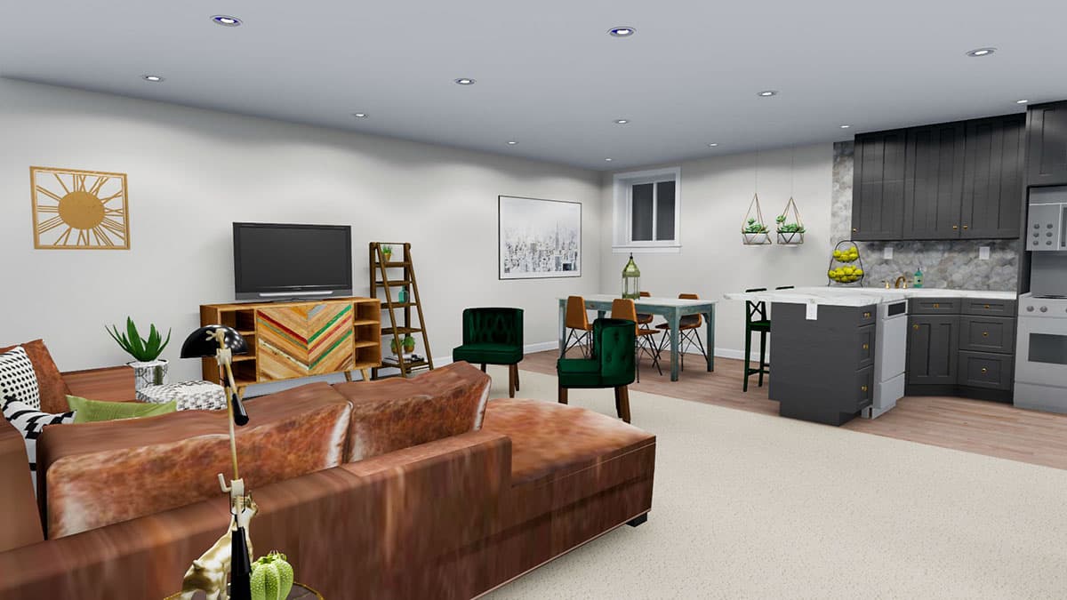 Plan 61313UT: Multi-Generational House Plan with 2 Beds on Main and 4 Beds Below - Image #25 - Craftsman, Northwest