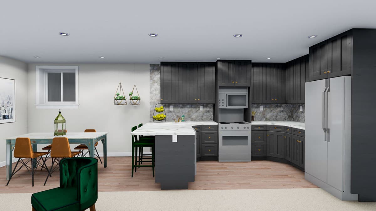 Plan 61313UT: Multi-Generational House Plan with 2 Beds on Main and 4 Beds Below - Image #27 - Craftsman, Northwest