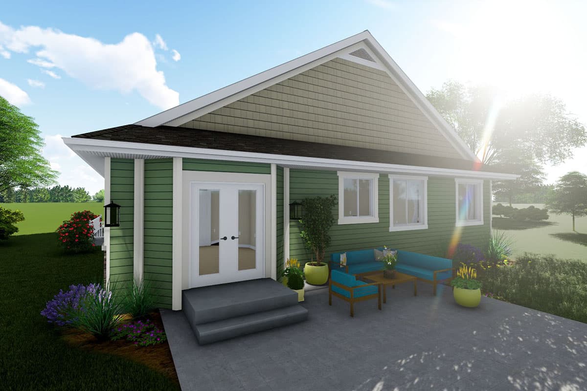 Plan 61313UT: Multi-Generational House Plan with 2 Beds on Main and 4 Beds Below - Image #8 - Craftsman, Northwest