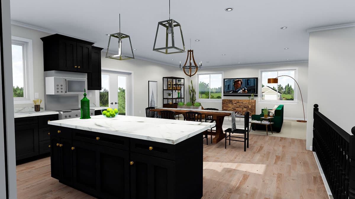 Plan 61313UT: Multi-Generational House Plan with 2 Beds on Main and 4 Beds Below - Image #12 - Craftsman, Northwest