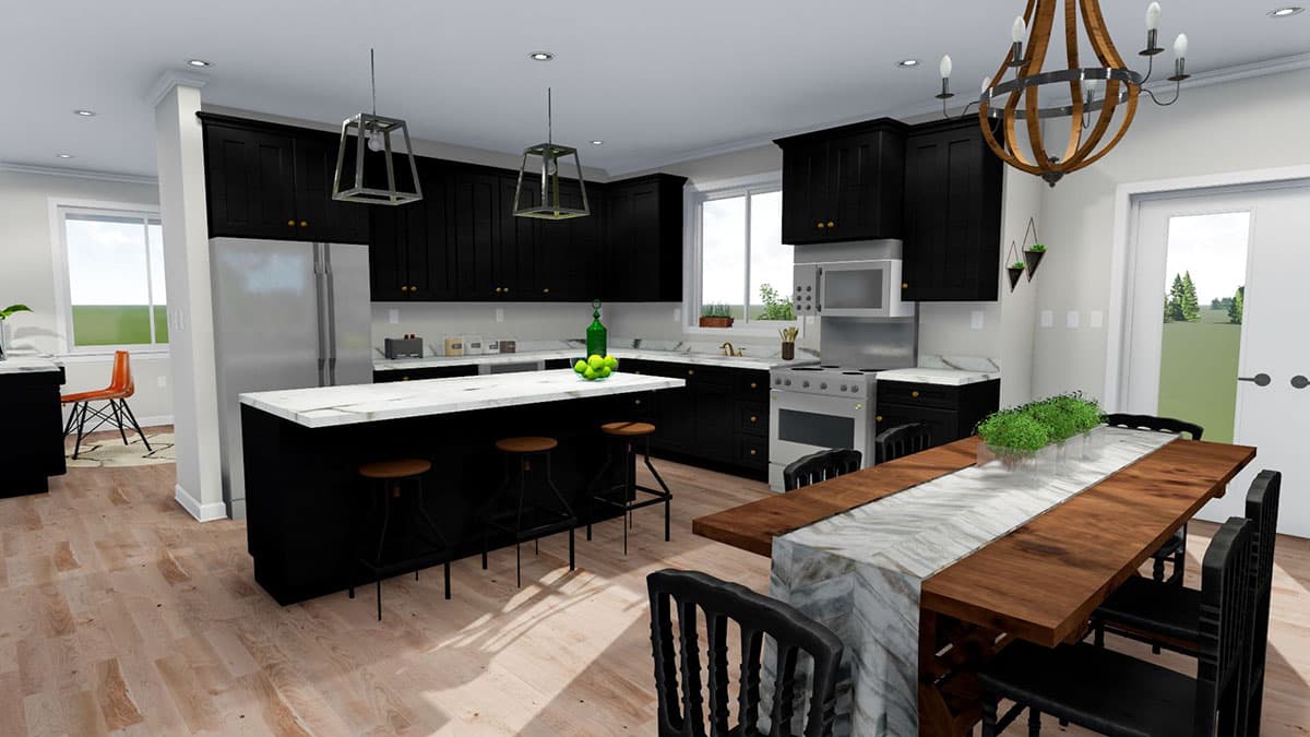 Plan 61313UT: Multi-Generational House Plan with 2 Beds on Main and 4 Beds Below - Image #13 - Craftsman, Northwest