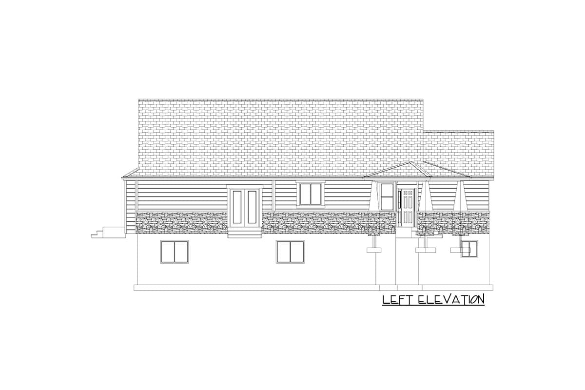 Plan 61313UT: Multi-Generational House Plan with 2 Beds on Main and 4 Beds Below - Image #32 - Craftsman, Northwest