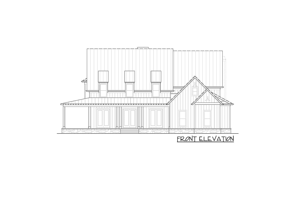 Plan 25659GE: Modern Farmhouse Plan with Wraparound Porch and Optional 2-Story Grand Room - 3261 Sq Ft - Image #18 - Country, Farmhouse, Modern Farmhouse, New American