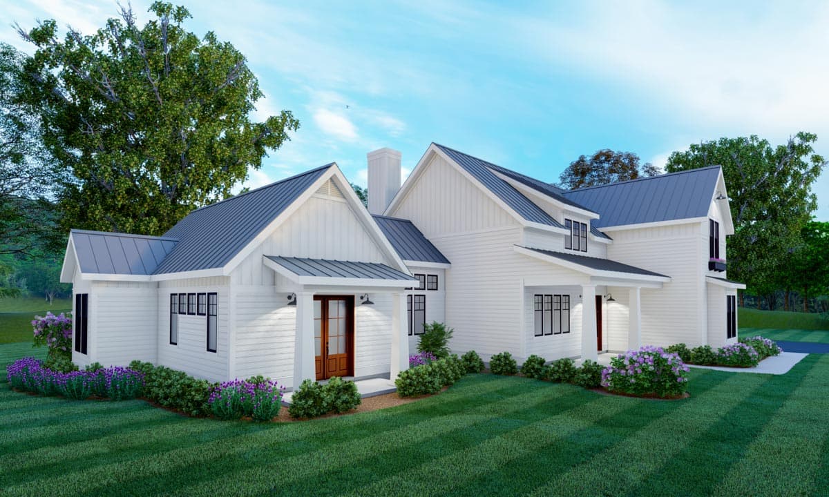 Plan 18301BE: Modern Farmhouse Plan with Private Master Wing - 2542 Sq Ft - Image #9 - Country, Farmhouse, Modern Farmhouse, New American, Traditional