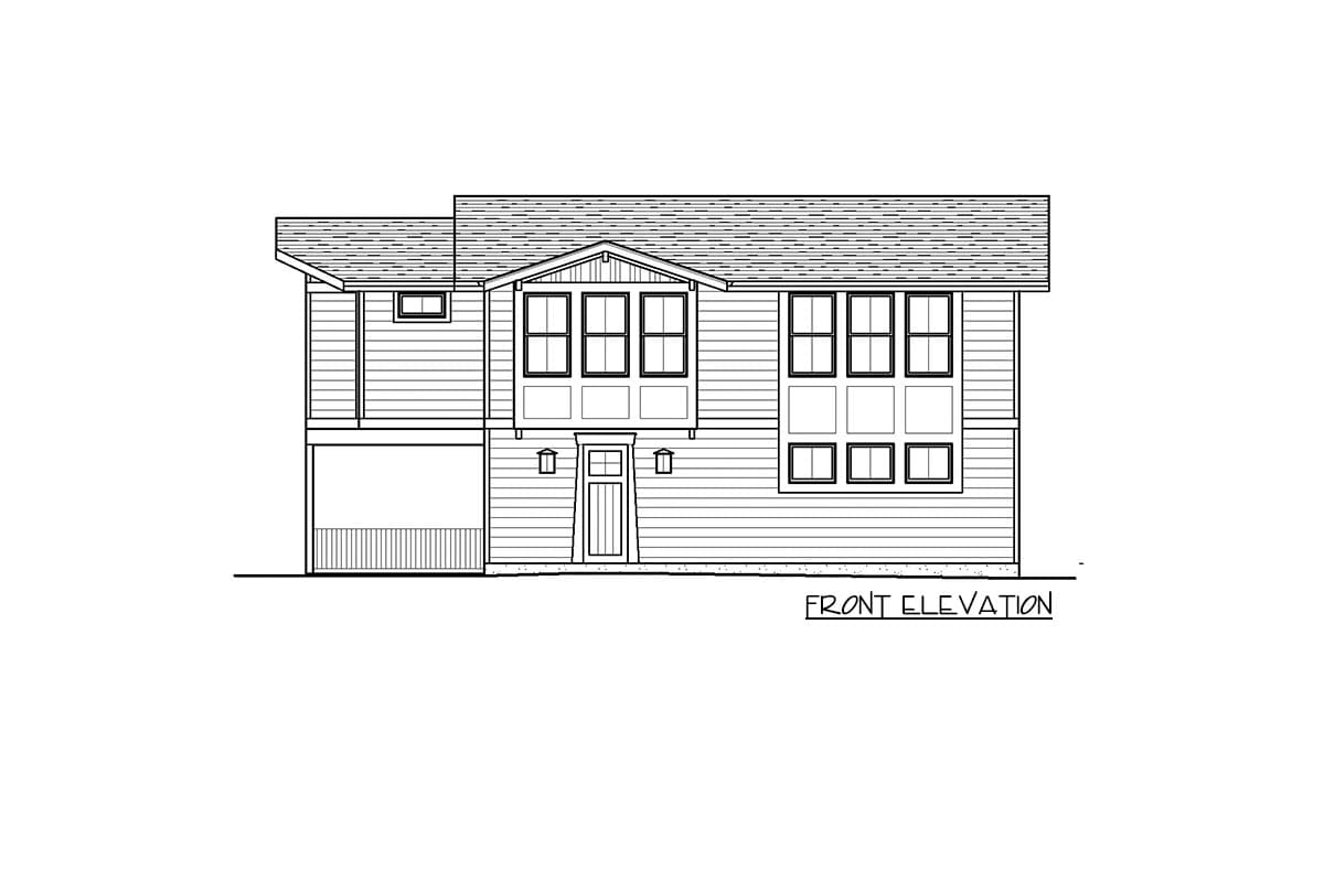 Plan 93105EL: Exclusive 3-Bed House Plan with Game Room and Carport - Image #47 - Contemporary, Northwest, Traditional, Vacation