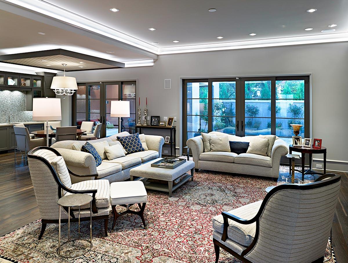 Plan 93111EL: Exclusive 4-Bed Contemporary House Plan with a Covered Veranda and a Courtyard - Image #8 - Contemporary, European, Transitional