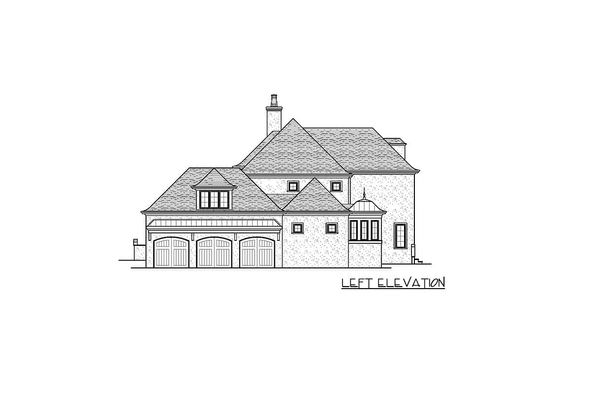 Plan 93111EL: Exclusive 4-Bed Contemporary House Plan with a Covered Veranda and a Courtyard - Image #18 - Contemporary, European, Transitional