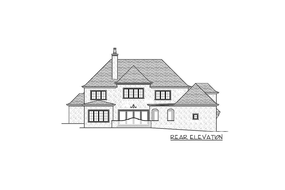 Plan 93111EL: Exclusive 4-Bed Contemporary House Plan with a Covered Veranda and a Courtyard - Image #19 - Contemporary, European, Transitional