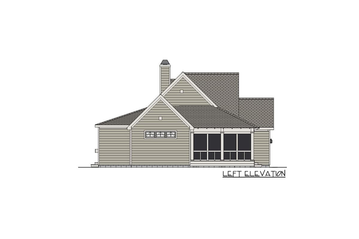 Plan 28932JJ: Modern Farmhouse Cottage Plan with Two Master Suites and a Detached 2-Car Garage - Image #7 - Cottage, Country, Modern Farmhouse, New American, Traditional