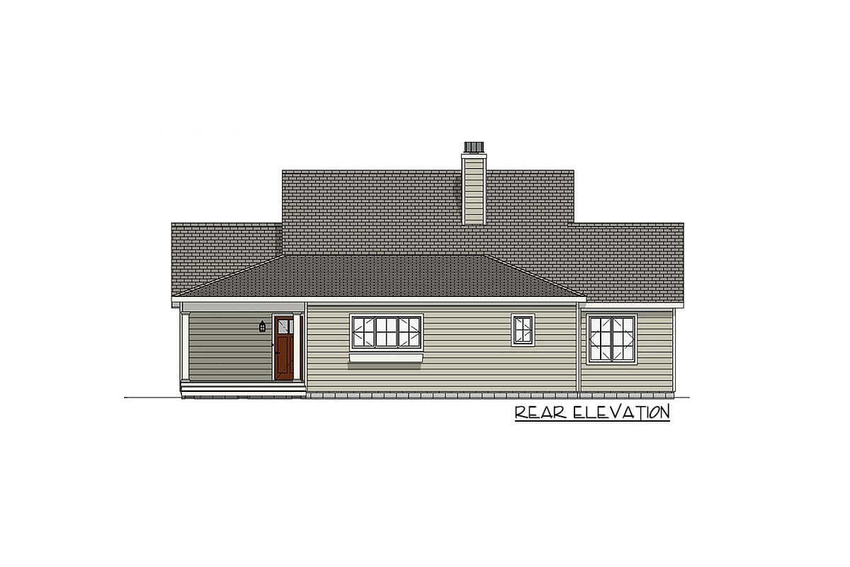 Plan 28932JJ: Modern Farmhouse Cottage Plan with Two Master Suites and a Detached 2-Car Garage - Image #8 - Cottage, Country, Modern Farmhouse, New American, Traditional