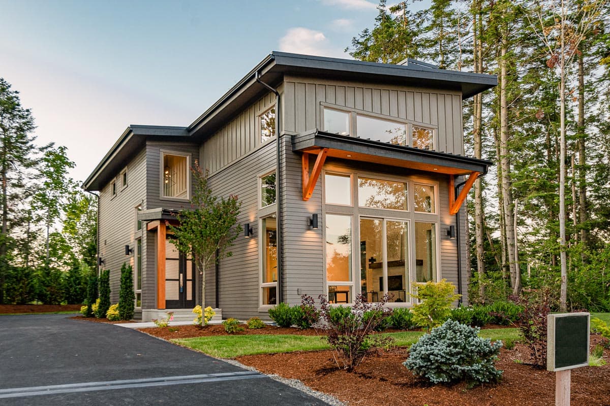 Plan 280024JWD: Splendid Contemporary House Plan with Detached Garage - 2102 Sq Ft - Image #6 - Contemporary, Mid Century Modern, Modern, Northwest