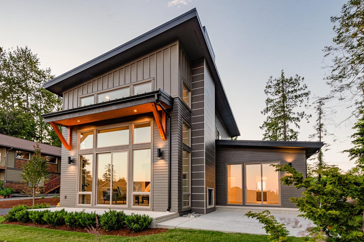 Plan 280024JWD: Splendid Contemporary House Plan with Detached Garage - 2102 Sq Ft - Image #18 - Contemporary, Mid Century Modern, Modern, Northwest