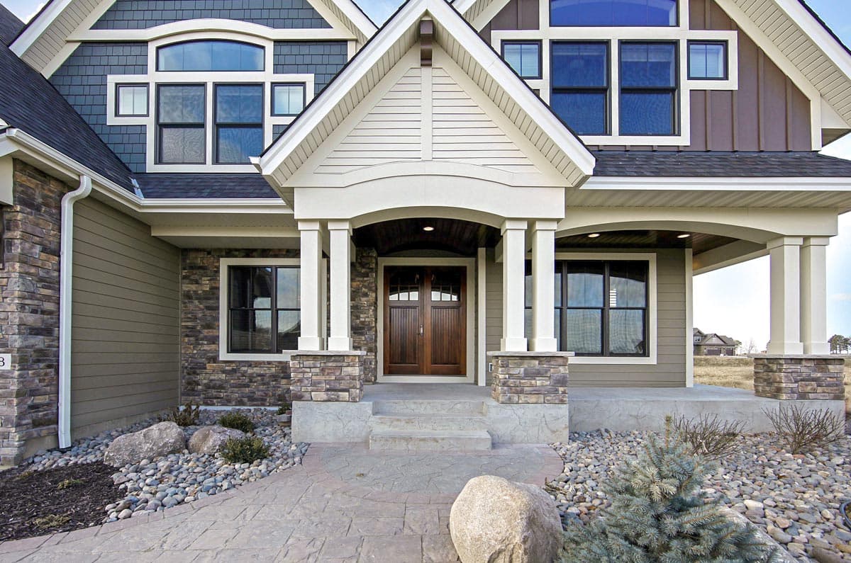 Plan 73401HS: Luxury Home Plan with 4-Season Porch and Indoor Sport Court - Image #7 - Craftsman, New American, Northwest