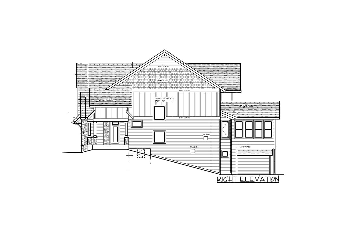 Plan 73401HS: Luxury Home Plan with 4-Season Porch and Indoor Sport Court - Image #107 - Craftsman, New American, Northwest