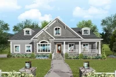 Fantastic 4-Bed House Plan with 3-Car Garage