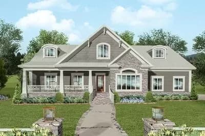 Beautiful 4-Bed House Plan with 3-Car Garage and Bonus Room