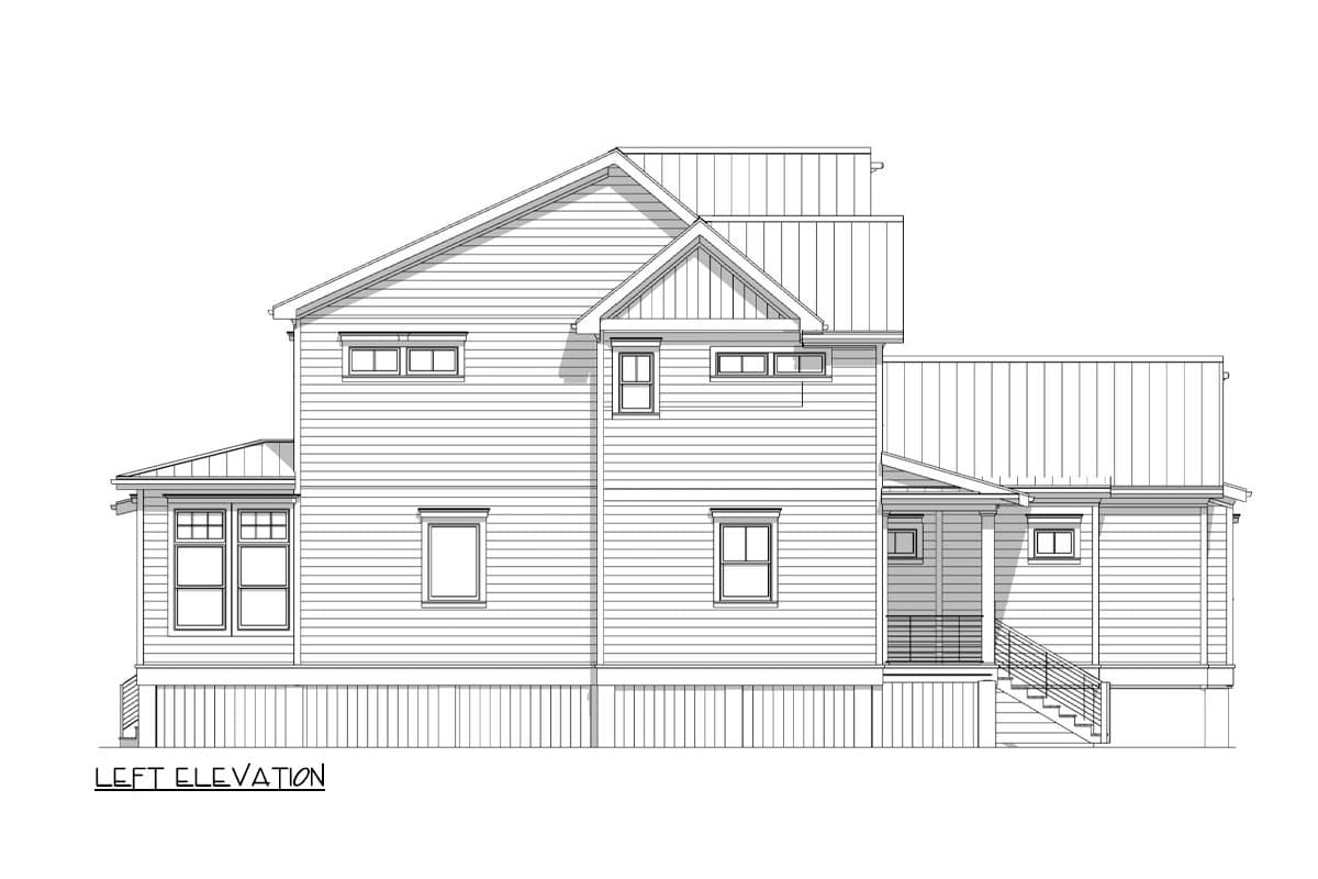 Plan 765009TWN: Light and Airy 5-Bed Modern Farmhouse Plan with Bunk Room - Image #12 - Country, Farmhouse, Traditional