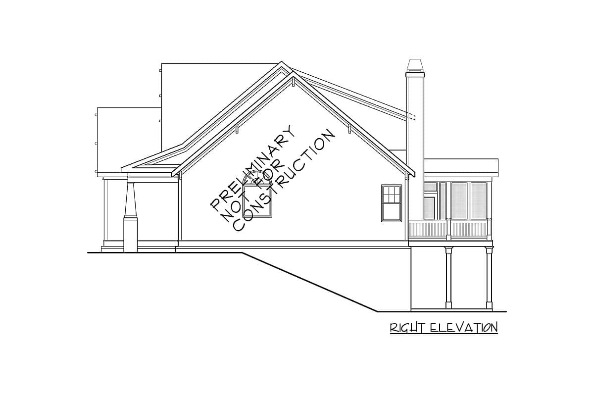 Plan 710000BTZ: Classic Craftsman-Style House Plan with Vaulted Family with Loft Overlook - Image #9 - Country, Craftsman, New American