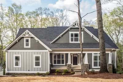 Classic Craftsman-Style House Plan with Vaulted Family with Loft Overlook