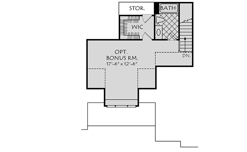 Plan 710009BTZ: Flexible Craftsman House Plan with Up To 5 Beds - Floor Plan - Bonus Level - Cottage, Craftsman, Northwest