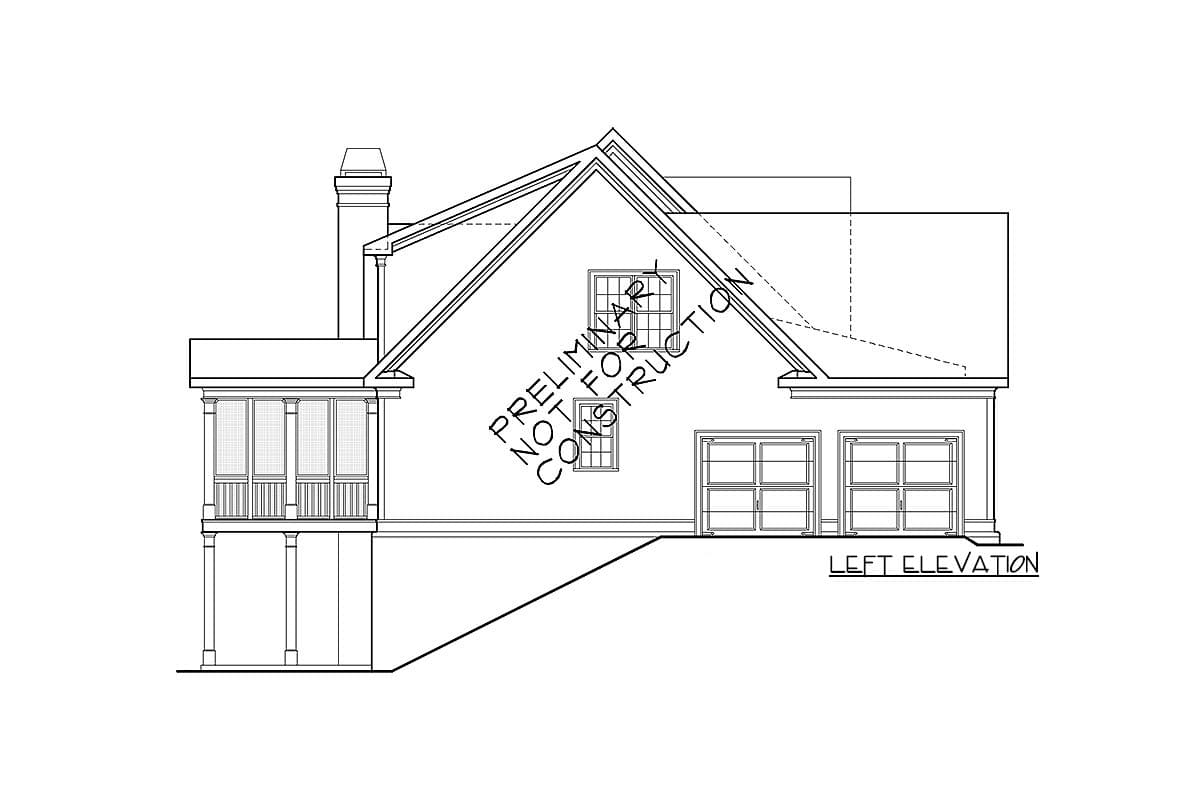 Plan 710010BTZ: Cozy 3-Bed Cottage House Plan with Board and Batten Exterior - 2436 Sq Ft - Image #13 - Cottage, Country