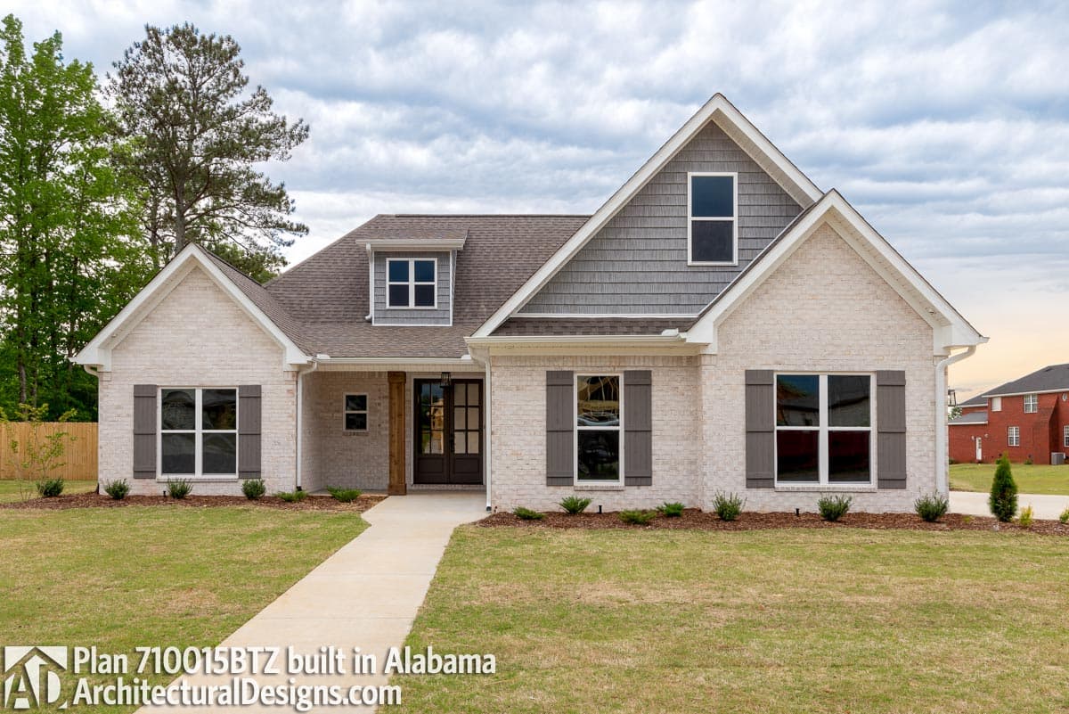 build gallery item - House Plan 710015BTZ Comes to Life in Alabama