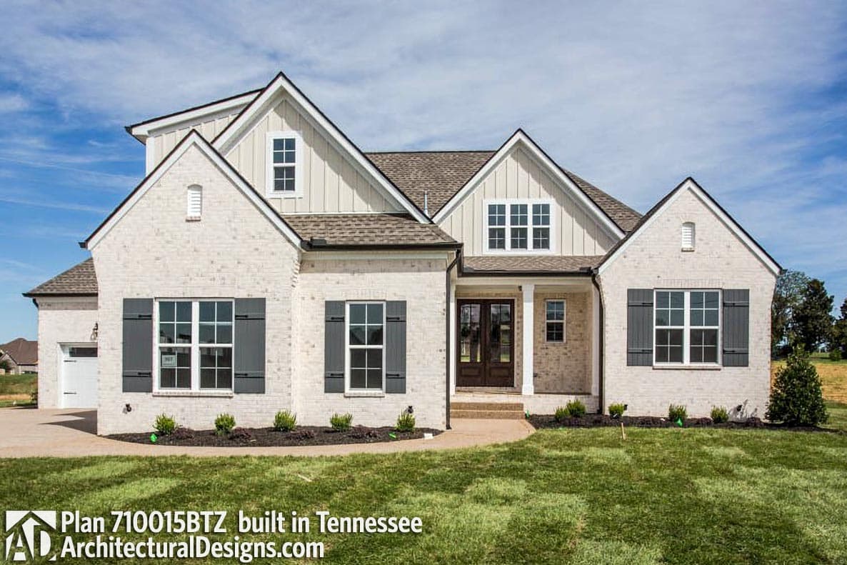 Plan 710015BTZ: Split Bedroom House Plan with Upstairs Expansion - 2073 Sq Ft - Image #6 - Country, Craftsman, New American