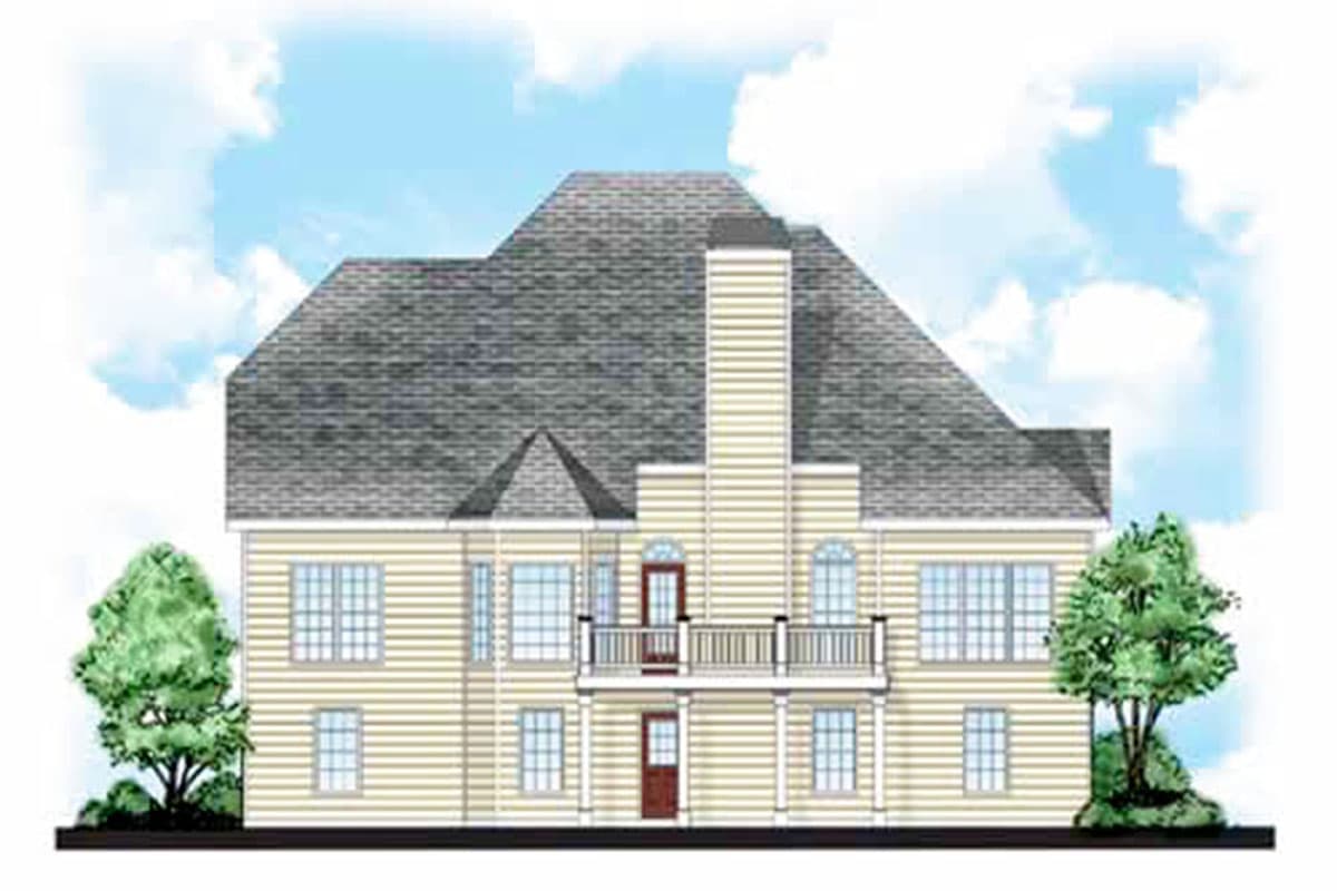 Plan 710021BTZ: 4-Bed House Plan with Brick and Classic Siding - Image #12 - Country, Traditional