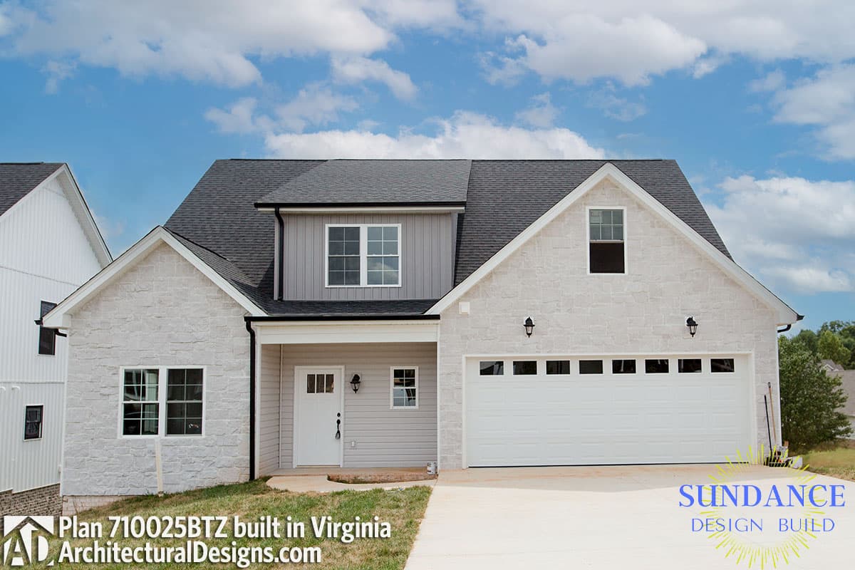 build gallery item - House Plan 710025BTZ Comes to Life in Virginia
